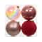 Assorted 4 Pack 4.7" Pink & Red Shatterproof Ball Ornaments, 1pc. by Ashland®